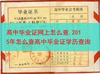 高中毕业证网上怎么查,2015年怎么查高中毕业证学历查询